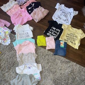 Baby girl clothes. 3-6 months